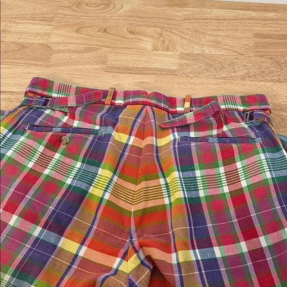 Ralph Lauren Men's Colorful Plaid Chinos